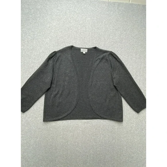 Eileen Fisher Sweater Womens Extra Large Black Merino Wool Ribbed Pullover Long - Picture 11 of 16